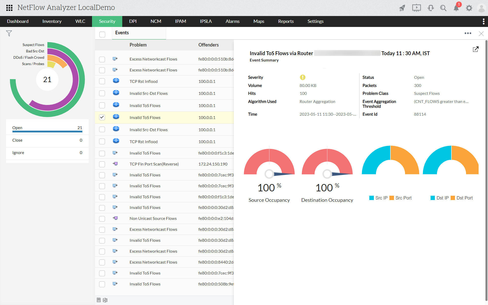 Network Server Monitoring - ManageEngine NetFlow Analyzer