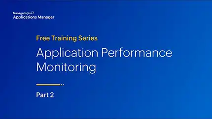 Application performance monitoring